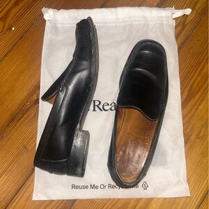 Hermes Men’s Black Loafers
